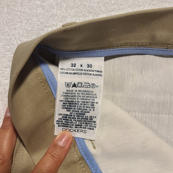 DOCKERS Signature Khaki Straight Fit Pants Size 32x30 - Picture 3 of 10